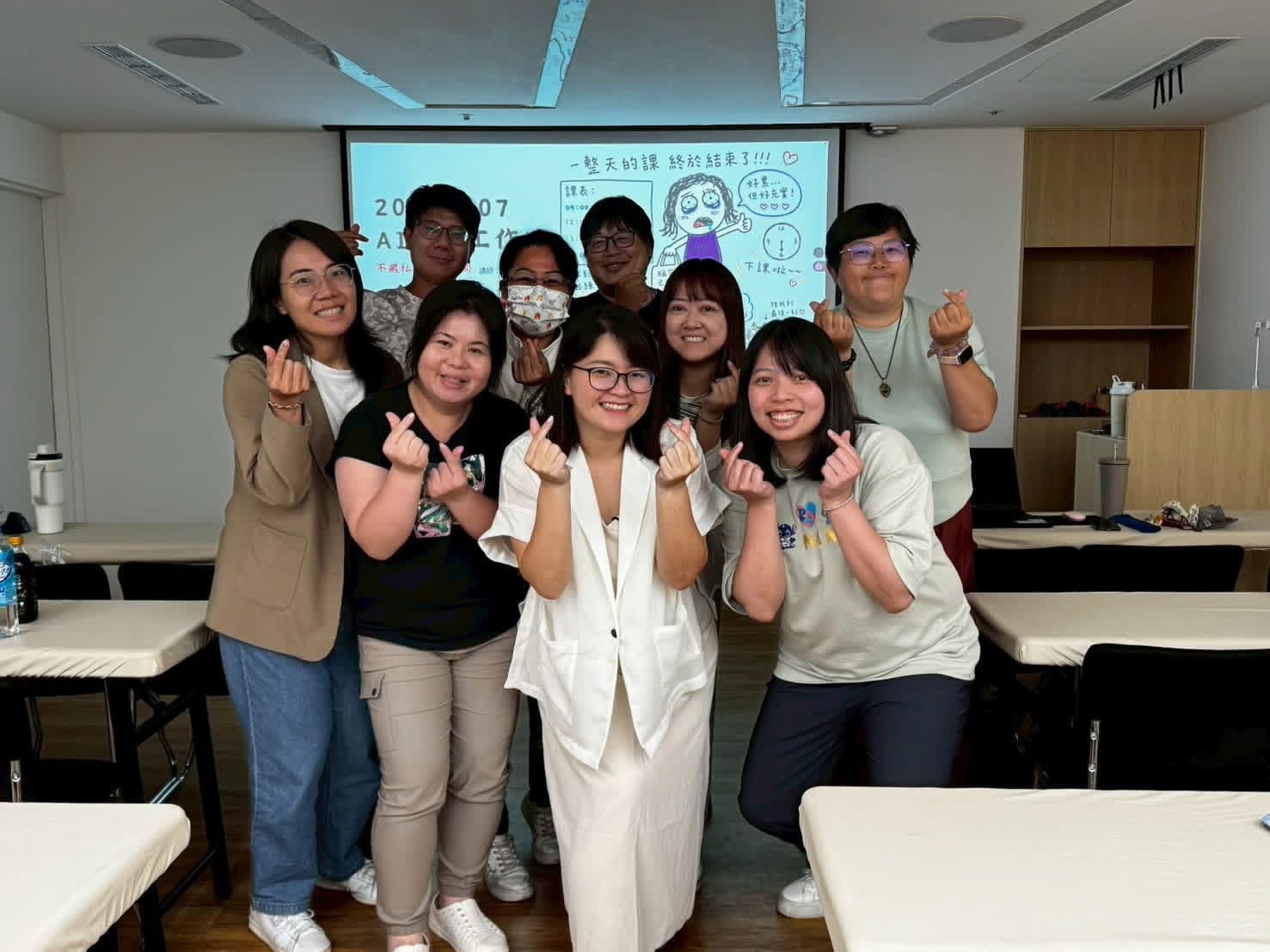 2026/07 AI 動畫工作坊上課實況合照