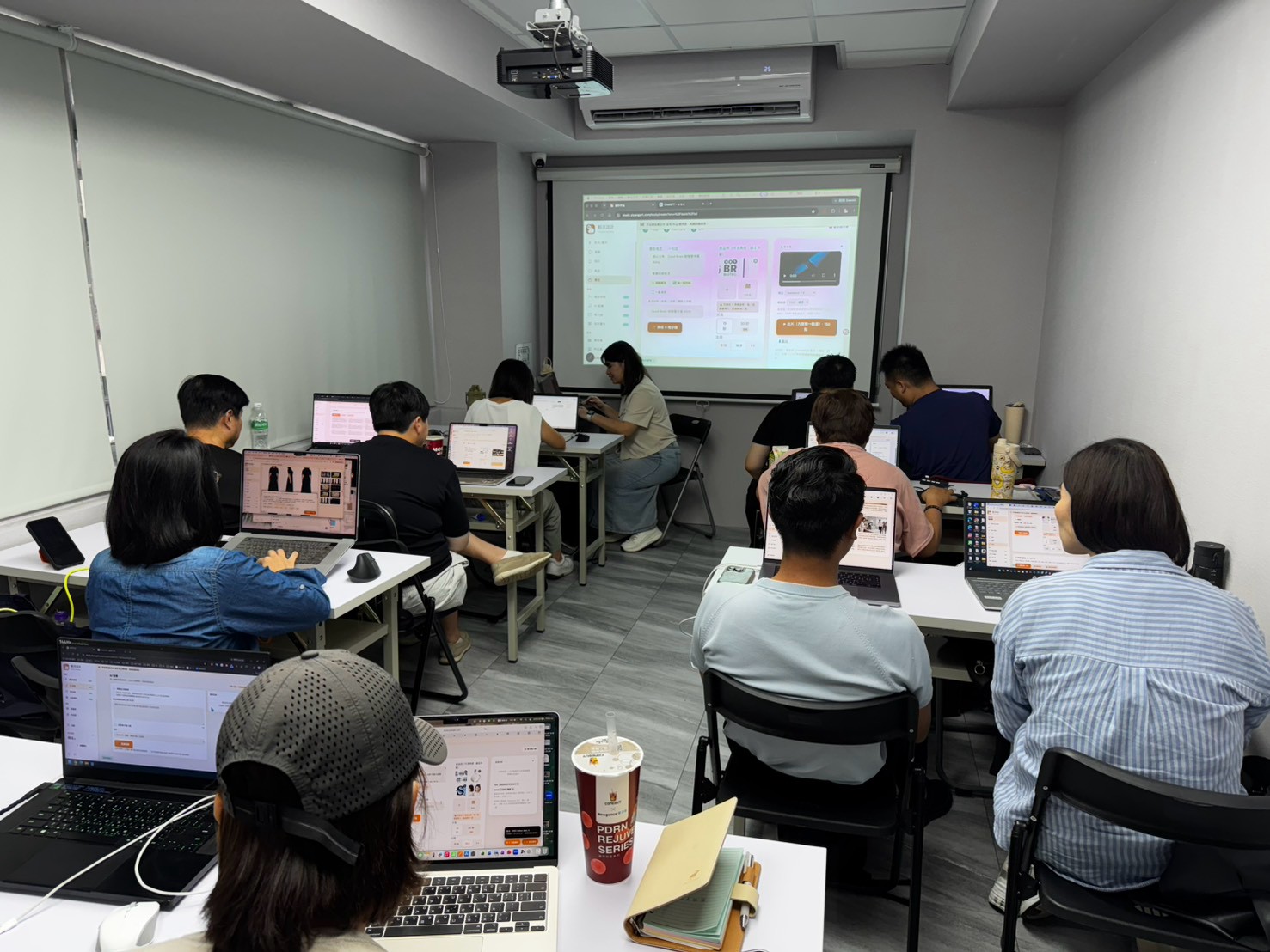 慈惠帶領 AI 動畫實戰課程 — 滿班學員實作