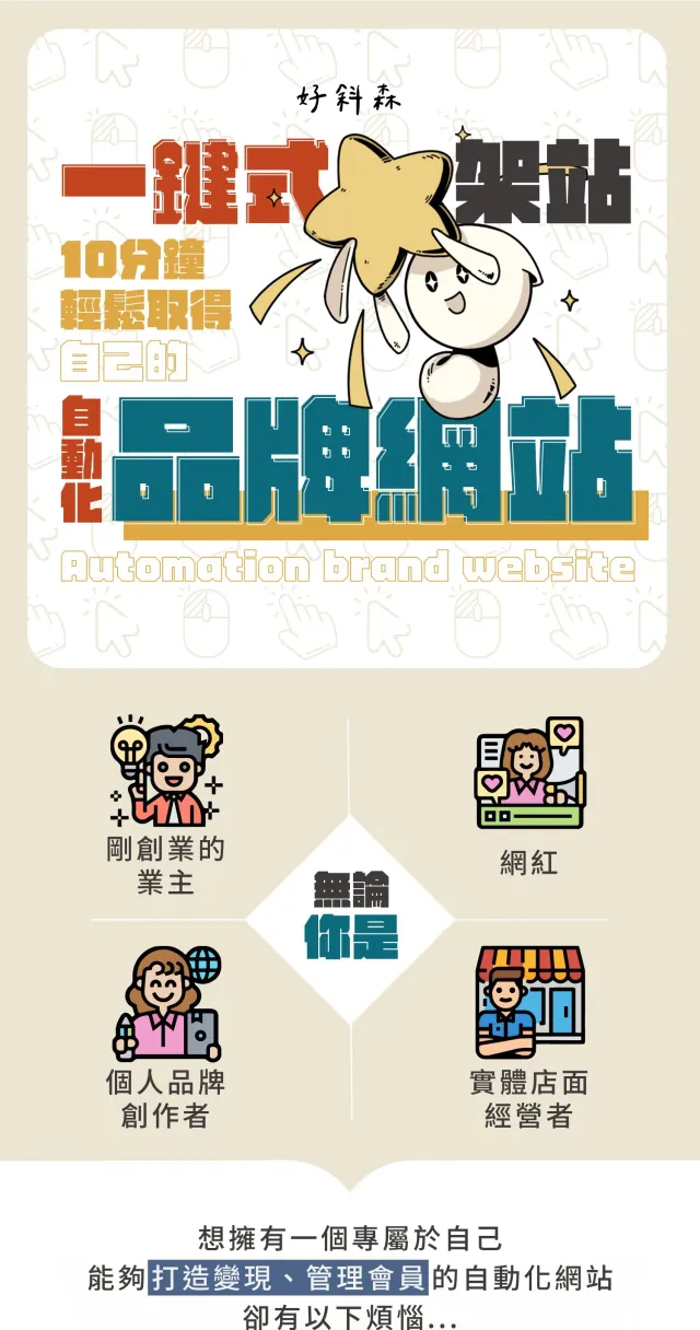 李柏緯｜妙斜森 一鍵式架站